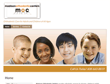 Tablet Screenshot of madisonorthodonticcenters.com